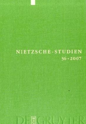 Nietzsche-Studien: Internationales Jahrbuch fÃ¼r die Nietzsche-Forschung (German Edition) (9783110192810) by Abel; GÃ¼nter; Simon; Josef