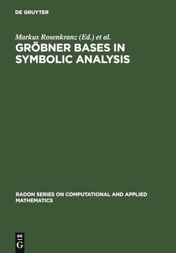 9783110193237: Grobner Bases in Symbolic Analysis (Radon Series on Computational and Applied Mathematics): 2