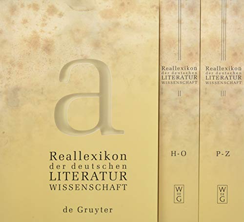 Beispielbild fr Reallexikon der deutschen Literaturwissenschaft zum Verkauf von Revaluation Books