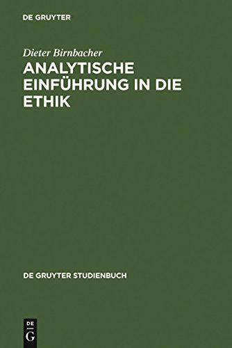 Stock image for Analytische Einfhrung in die Ethik (De Gruyter Studienbuch) (German Edition) for sale by Lucky's Textbooks