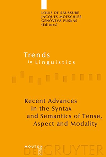 Recent Advances in the Syntax and Semantics of Tense, Aspect and Modality (Trends in Linguistics. Studies and Monographs [TiLSM], 185) (9783110195255) by Saussure, Louis De; Moeschler, Jacques; PuskÃ¡s, Genoveva
