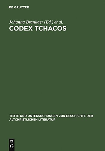 9783110195705: Codex Tchacos: Texte und Analysen (Texte und Untersuchungen zur Geschichte der altchristlichen Literatur, 161) (German Edition)