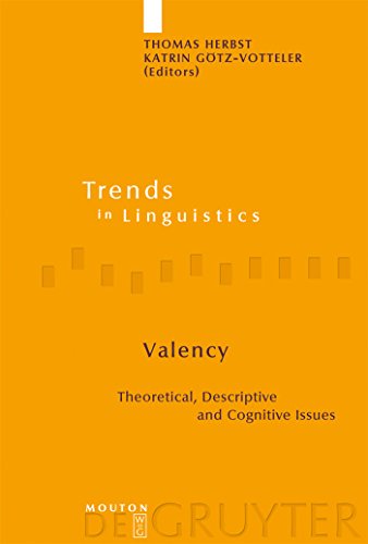 9783110195736: Valency: Theoretical, Descriptive and Cognitive Issues: 187 (Trends in Linguistics. Studies and Monographs [TiLSM], 187)