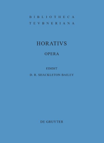 9783110202922: Opera (Bibliotheca Scriptorum Graecorum Et Romanorum Teubneriana)