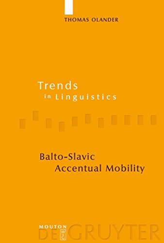 9783110203974: Balto-Slavic Accentual Mobility: 199 (Trends in Linguistics. Studies and Monographs [TiLSM], 199)