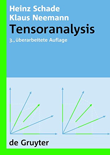 Stock image for Tensoranalysis (de Gruyter Lehrbuch) for sale by medimops