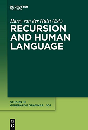 9783110219241: Recursion and Human Language: 104 (Studies in Generative Grammar [SGG], 104)