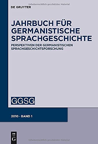 9783110220148: Perspektiven der Germanistische Sprachgeschichtsforchung (Jahrbuch Fur Germanistische Sprachgeschichte)