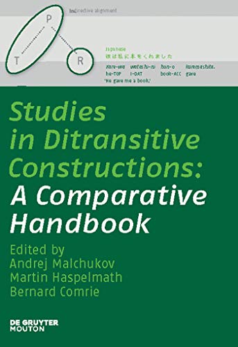 9783110220360: Studies in Ditransitive Constructions: A Comparative Handbook