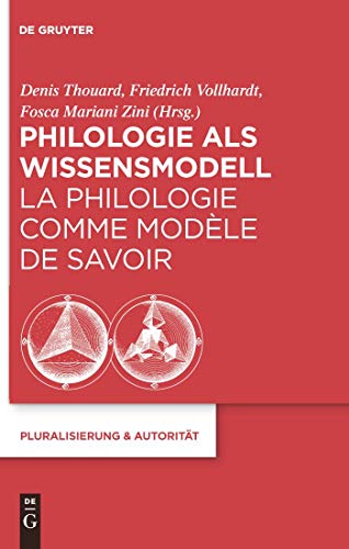 Stock image for Philologie als Wissensmodell / La philologie comme mod le de savoir for sale by Ria Christie Collections