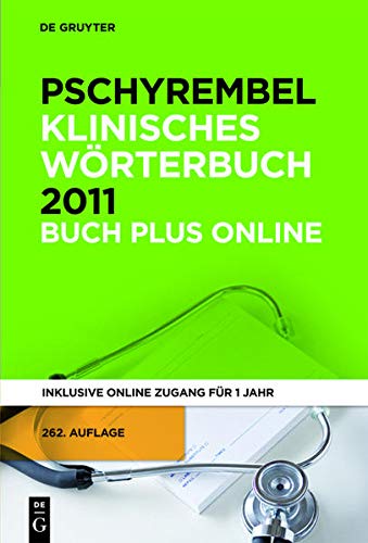 9783110228779: Pschyrembel Klinisches Wrterbuch Buch + Online 2011
