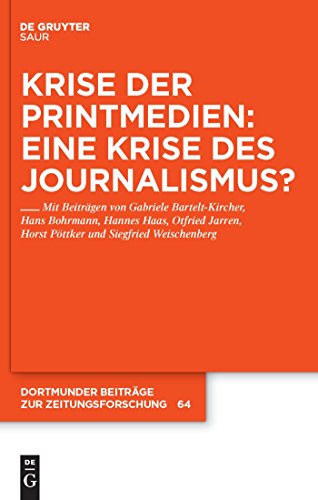 Imagen de archivo de Krise der Printmedien: Eine Krise des Journalismus? a la venta por Buchpark