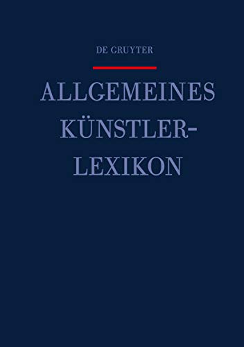 Beispielbild fr Allgemeines Knstlerlexikon (AKL) / Hartwagner - Hdouin zum Verkauf von Buchpark