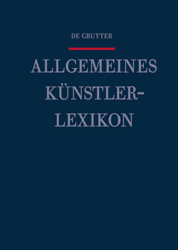 Beispielbild fr Allgemeines Kunstler-Lexikon (Volume 74) zum Verkauf von Anybook.com