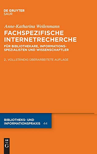 Stock image for Fachspezifische Internetrecherche : Fr Bibliothekare, Informationsspezialisten und Wissenschaftler for sale by Buchpark