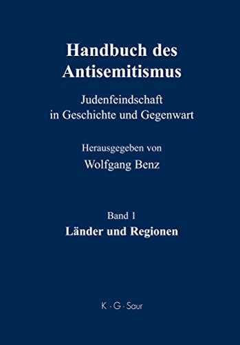 Beispielbild fr Handbuch des Antisemitismus: Lnder und Regionen zum Verkauf von Antiquariat BuchX