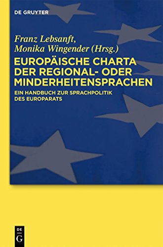 9783110240832: Europaische Charta der Regional- oder Minderheitensprachen: Ein Handbuch zur Sprachpolitik des Europarats