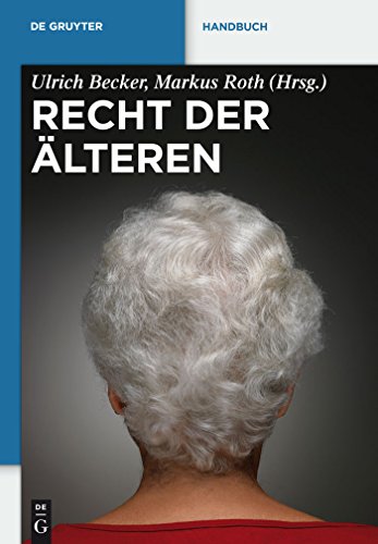 9783110248302: Recht der lteren (De Gruyter Handbuch)
