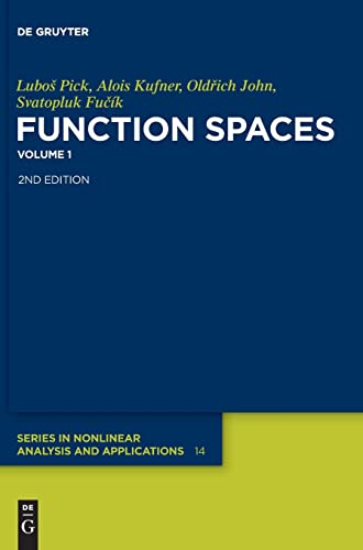Beispielbild fr Function Spaces, 1 zum Verkauf von Buchpark