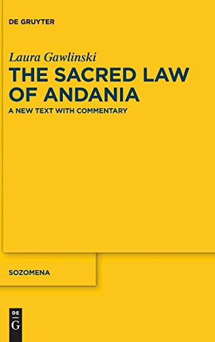9783110267570: The Sacred Law of Andania: A New Text with Commentary: 11 (Sozomena, 11)