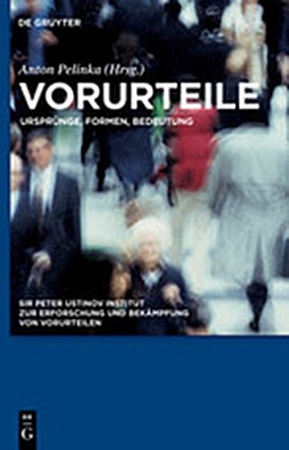 9783110268768: Vorurteile: Ursprunge, Formen, Bedeutung