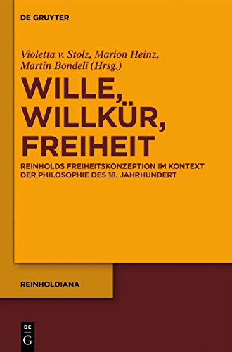 Stock image for Wille, Willkur, Freiheit: Reinholds Freiheitskonzeption Im Kontext Der Philosophie Des 18. Jahrhunderts (Reinholdiana) (German Edition) (Reinholdiana, 2) for sale by Zubal-Books, Since 1961