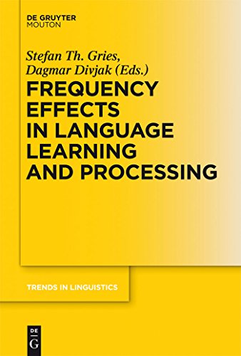 Beispielbild fr Frequency Effects in Language / Frequency Effects in Language Learning and Processing zum Verkauf von Buchpark