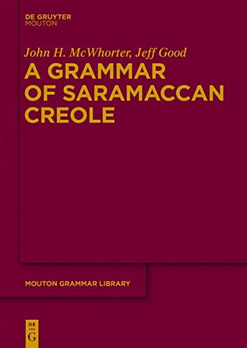 A Grammar of Saramaccan Creole: Volume 56 (Mouton Grammar Library [MGL]) (9783110278279) by [???]