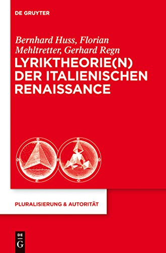 Stock image for Lyriktheorie(n) der italienischen Renaissance for sale by Ria Christie Collections