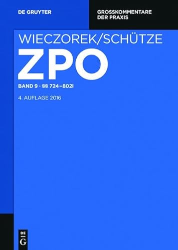 9783110284850: 724-802l (Gro Kommentare Der Praxis) (German Edition)