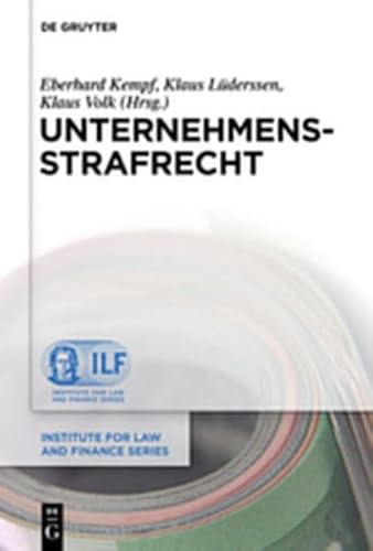 9783110285857: Unternehmensstrafrecht (Institute for Law and Finance)