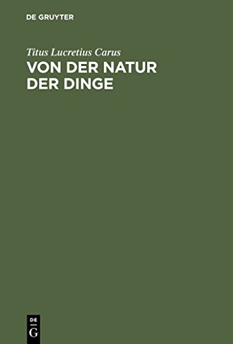 Von der Natur der Dinge - Titus Lucretius Carus