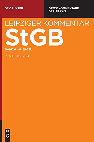 Stock image for Strafgesetzbuch. Leipziger Kommentar /  69-79b for sale by Buchpark