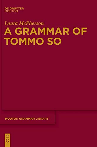 A Grammar of Tommo So - Laura Mcpherson