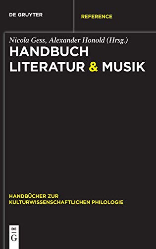 Beispielbild fr Handbuch Literatur & Musik. zum Verkauf von Antiquariat Dr. Rainer Minx, Bcherstadt