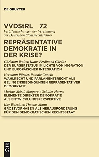 Beispielbild fr Reprsentative Demokratie in der Krise? zum Verkauf von Antiquariat  Werner Haschtmann