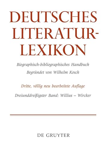 Stock image for Deutsches Literatur-Lexikon / Willius - Wircker for sale by Buchpark