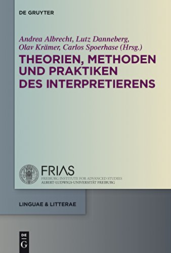 Stock image for Theorien; Methoden und Praktiken des Interpretierens for sale by Ria Christie Collections