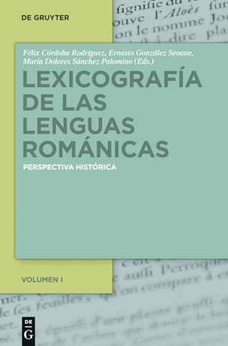 Imagen de archivo de Lexicografa de las lenguas romnicas: Perspectiva histrica. Volumen I (Spanish Edition) a la venta por Lucky's Textbooks