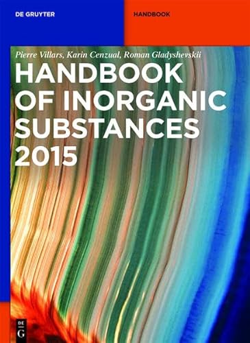 9783110311754: Handbook of Inorganic Substances
