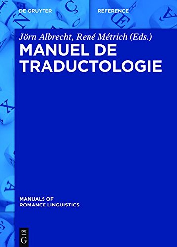 9783110313567: Manuel de Traductologie