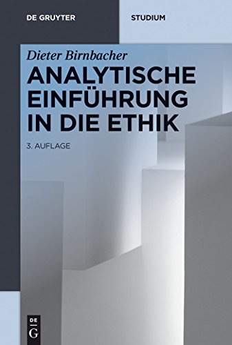 9783110313611: Analytische Einfhrung in die Ethik (de Gruyter Studium)