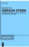 Gerson Stern: Zum Leben Und Werk Des Judisch-Deutschen Schriftstellers (1874 1956) (Conditio Judaica) (9783110315844) by [???]