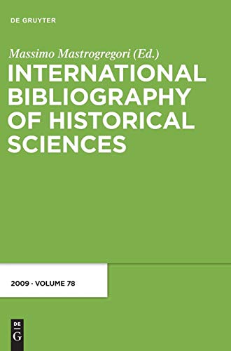 Beispielbild fr International Bibliography of Historical Sciences / 2009 zum Verkauf von Buchpark