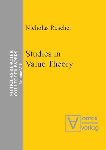 9783110325416: Studies in Value Theory