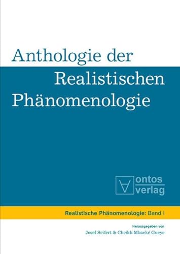 9783110329421: Anthologie Der Realistischen Phanomenologie