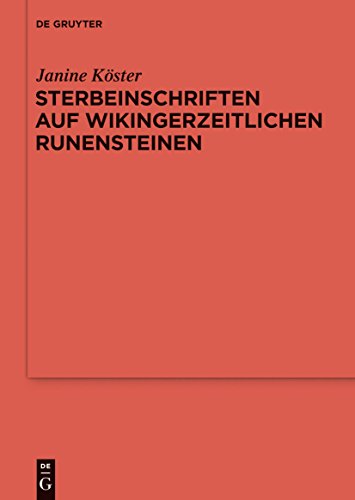 Sterbeinschriften auf wikingerzeitlichen Runensteinen.