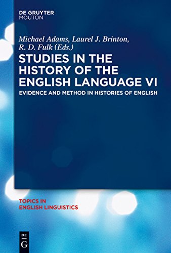 Stock image for Studies in the History of the English Language VI for sale by Ria Christie Collections