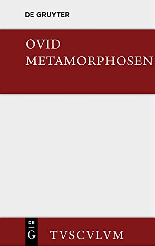 9783110361391: Metamorphosen (Sammlung Tusculum)