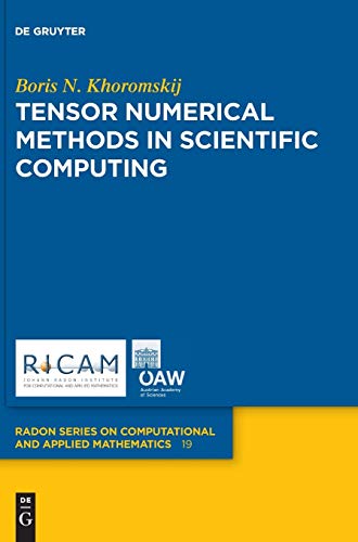 Imagen de archivo de Tensor Numerical Methods in Scientific Computing (Radon Series on Computational and Applied Mathematics, 19) a la venta por Ria Christie Collections